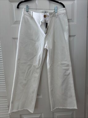 Vineyard Vines White Wide-Leg Jeans